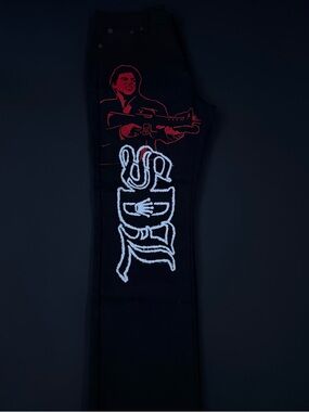 Black SDLXSCARFACE jeans